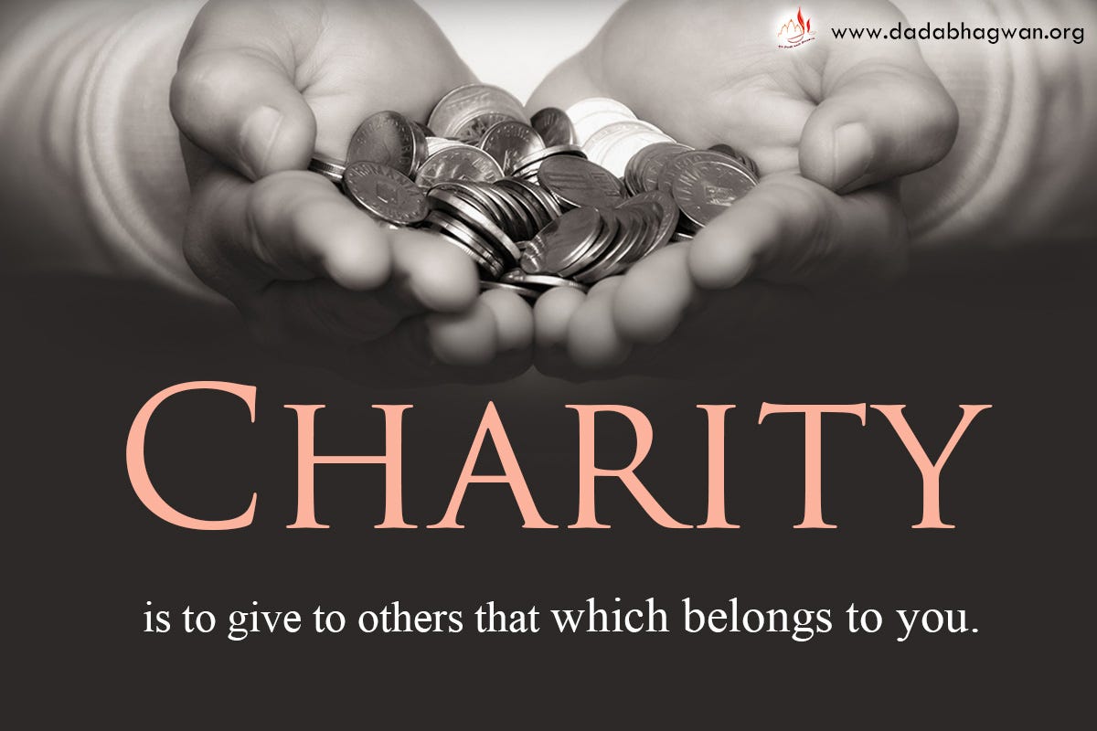 essay about charity work creates a healthy society