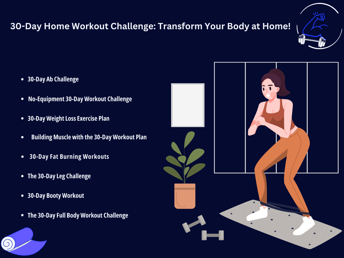 30-Day Home Workout Plan For Women