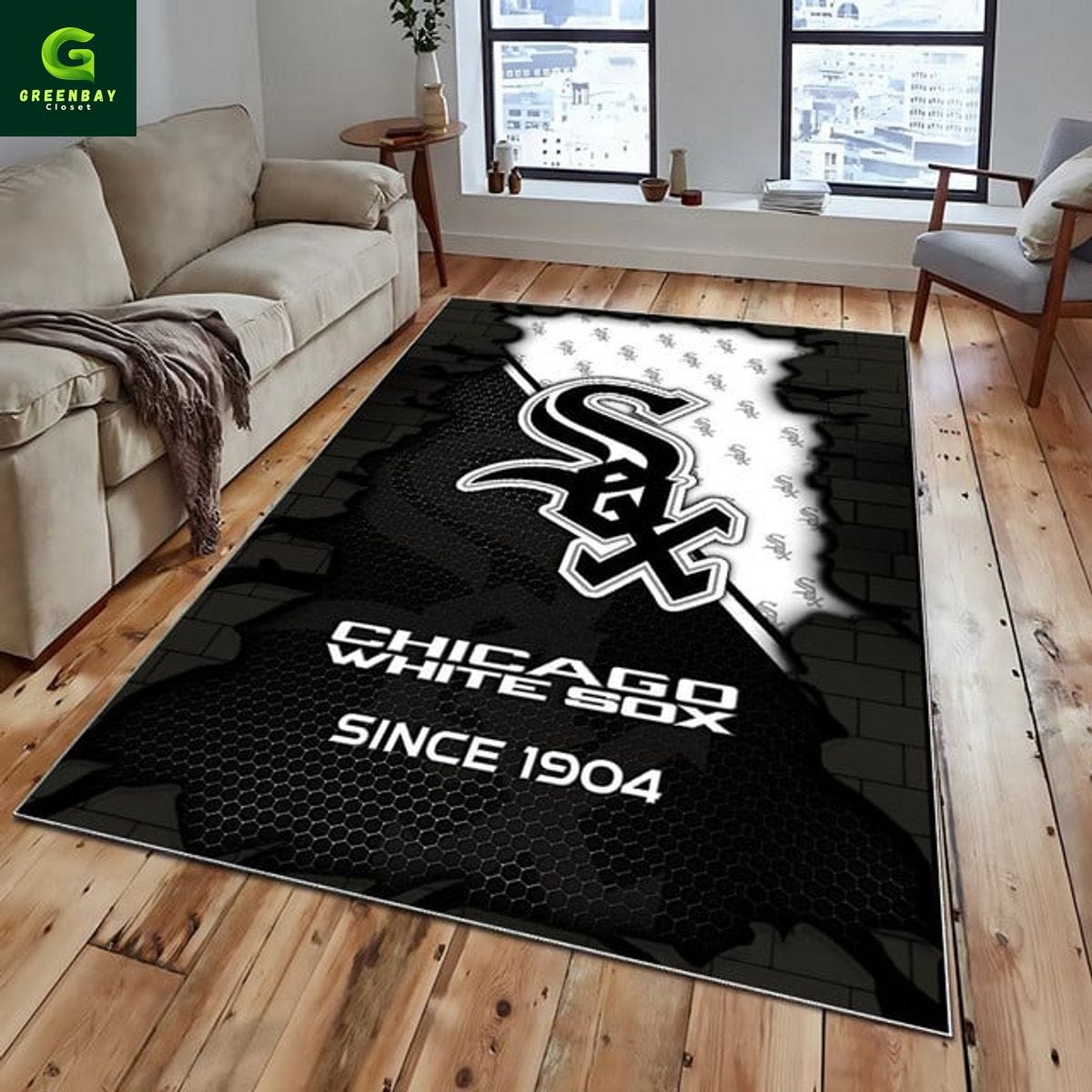 Die-Hard White Sox Fan? This Chicago White Sox MLB Rug Carpet Is A Must ...