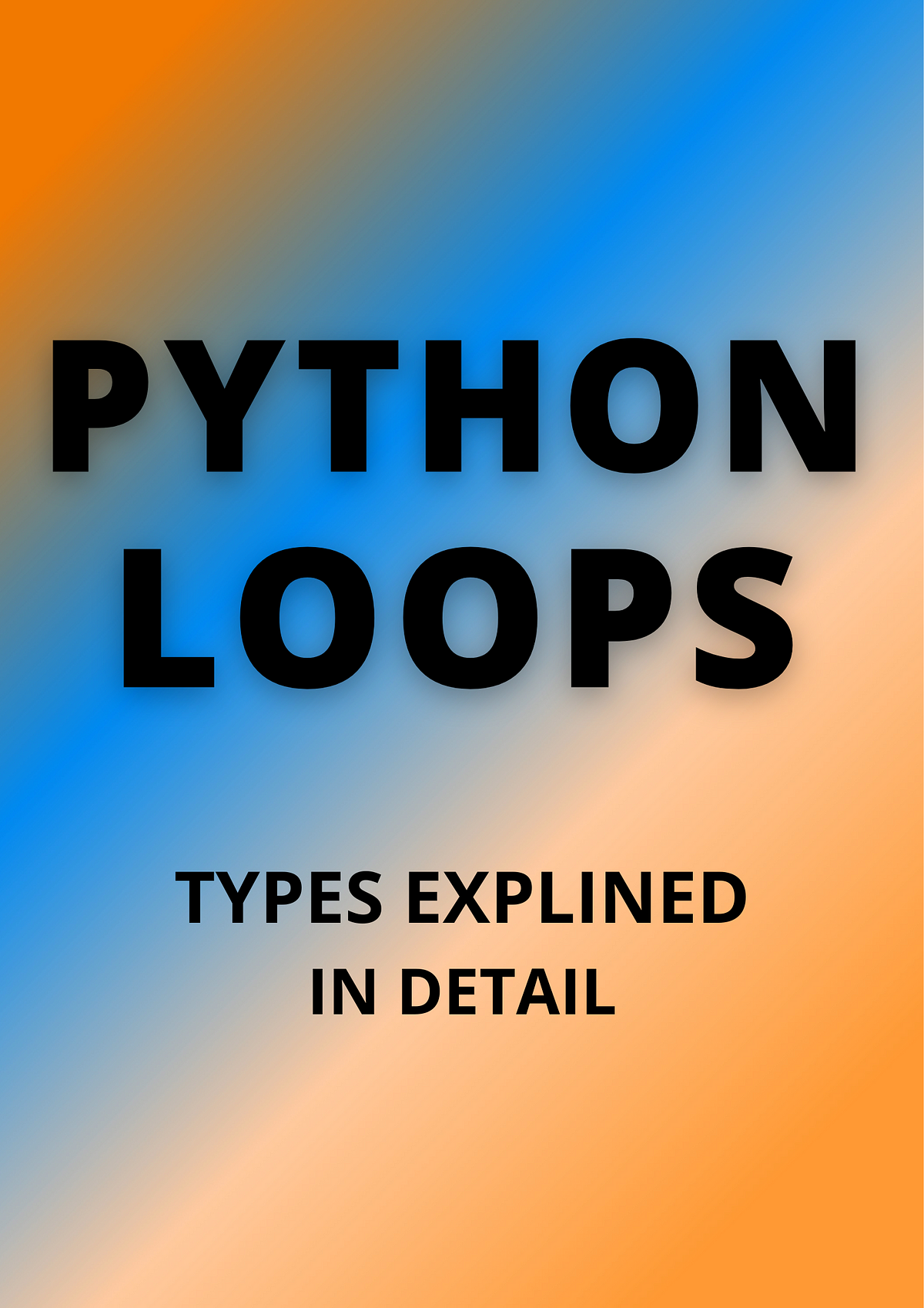 LOOPS IN PYTHON. In general, statements are executed… | by Saikumar ...