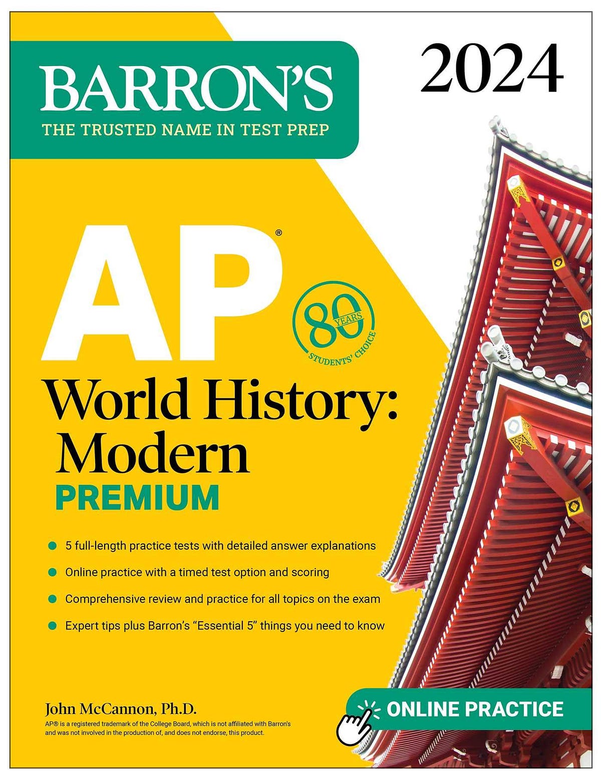  READ BEST AP World History Modern Premium 2024 5 Practice Tests 