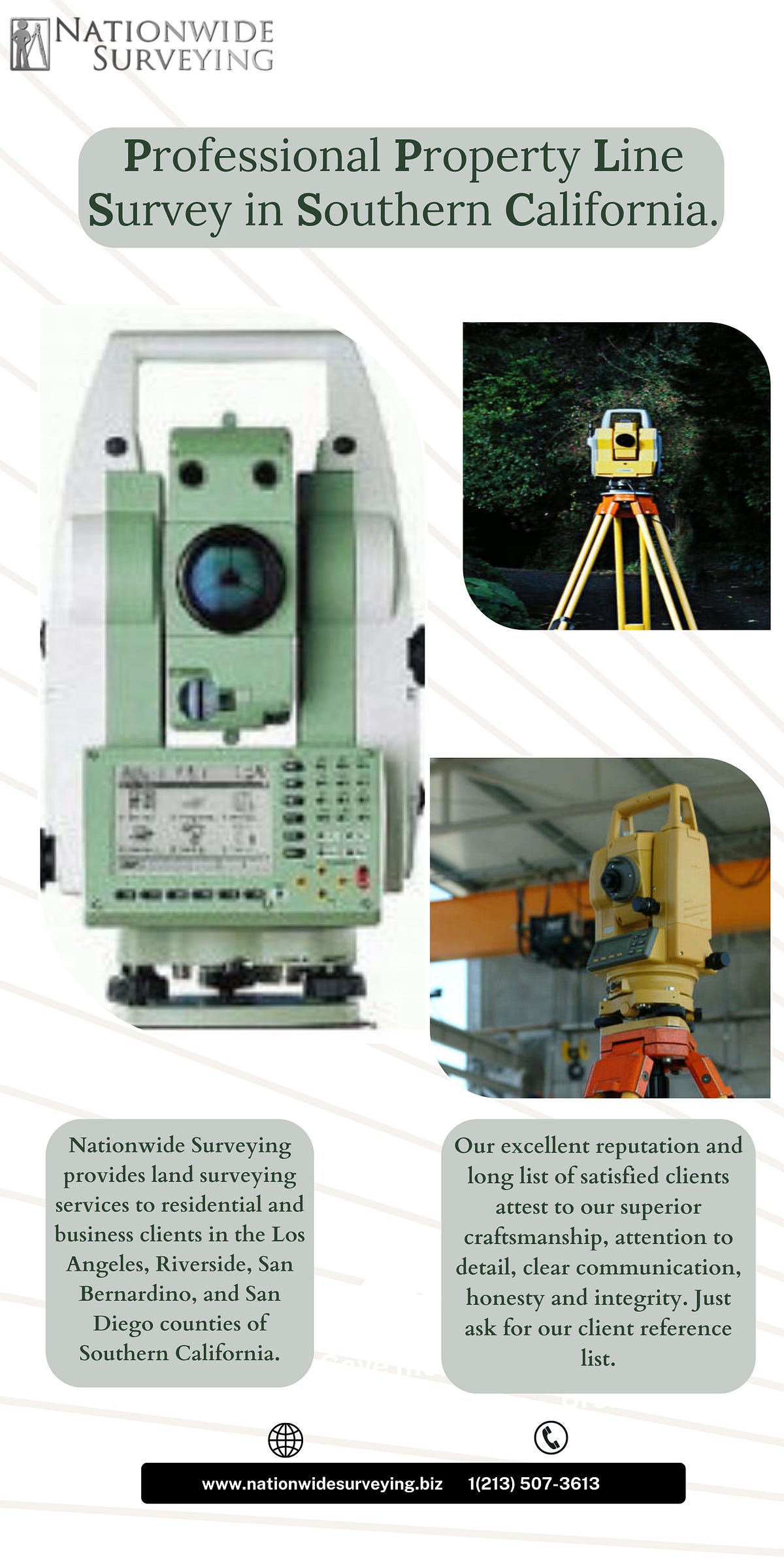 Professional Property Line Survey in Southern California Nationwide