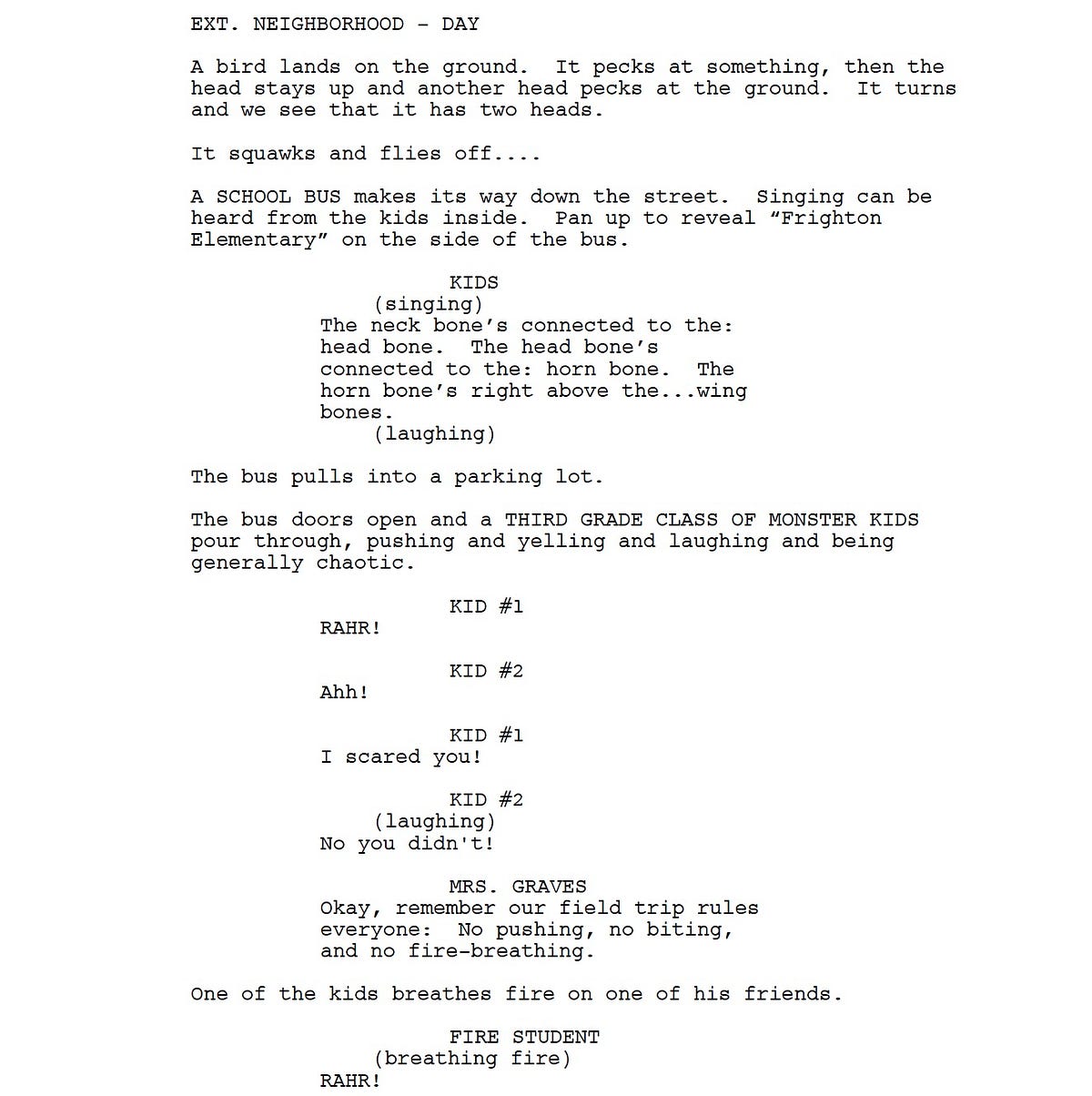 Page One: “Monsters University” (2013) - Go Into The Story