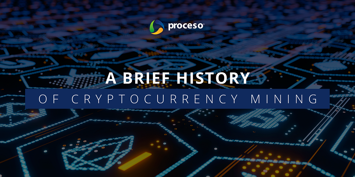 history of cryptocurrency mining