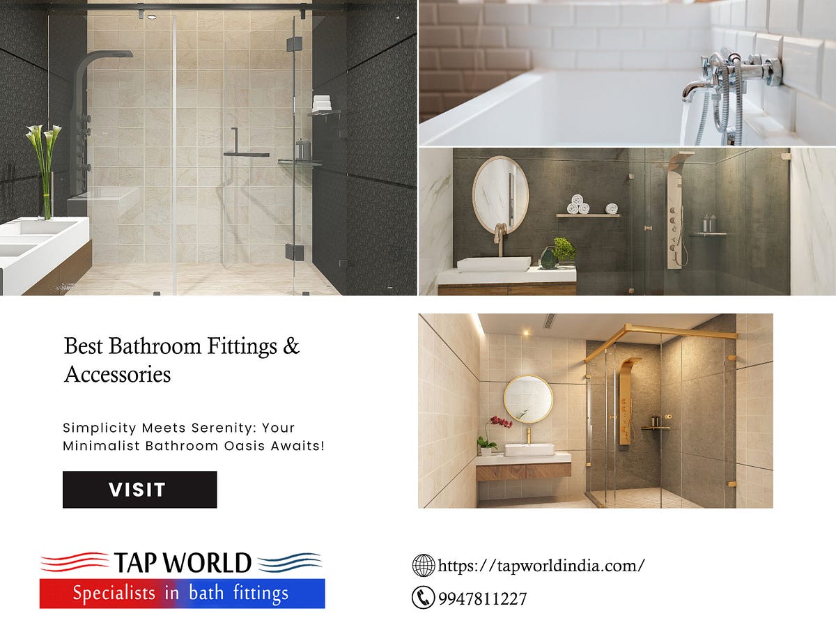 Where to Buy the Best Bathroom Fittings and Accessories by