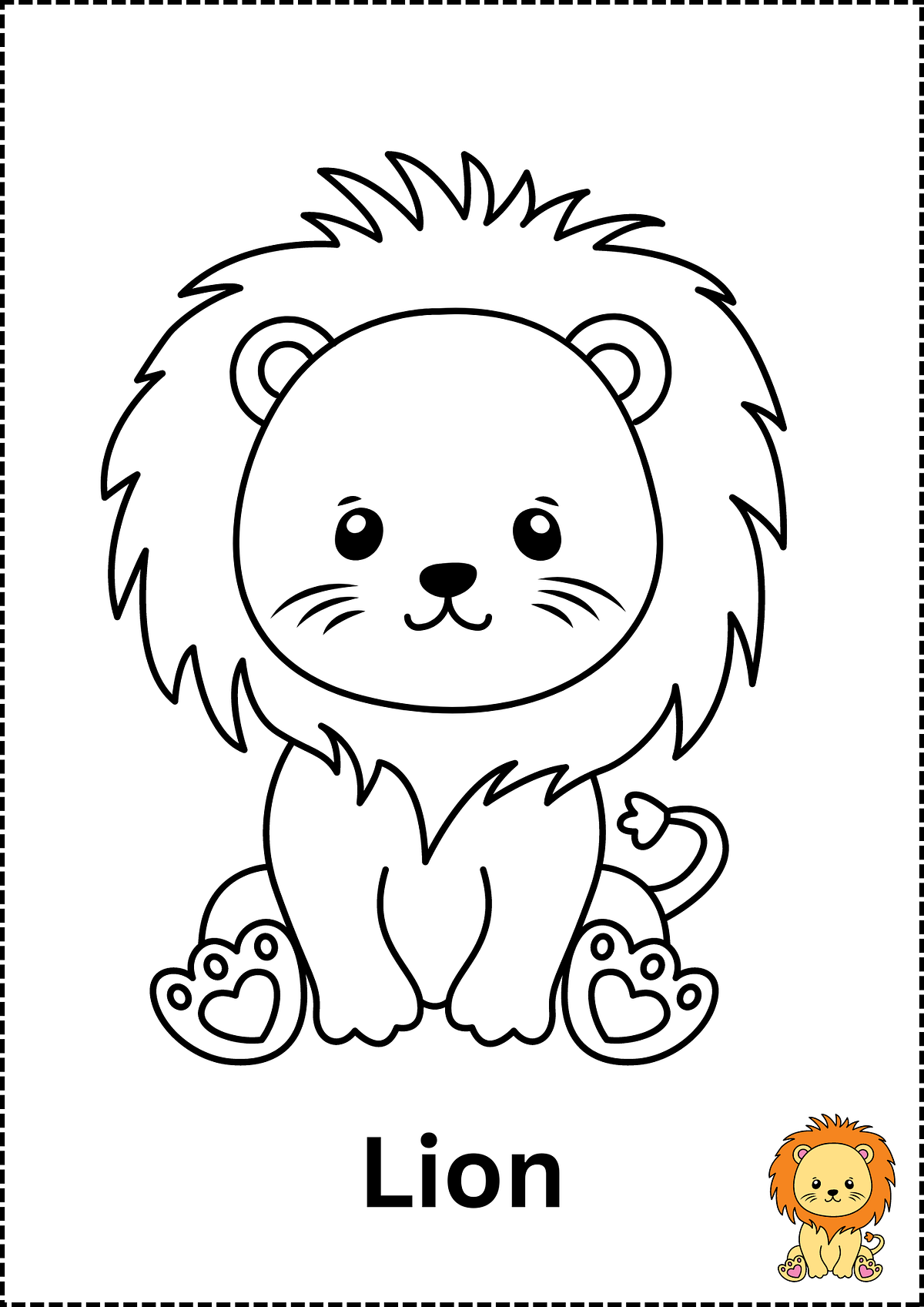 Animal Coloring Pages ( 27 Printables)|| Forest Animals , Farm animals ...
