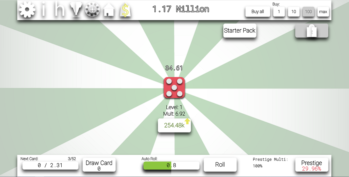 Idle Dice Rolling Too Many Bones by Caleb McCartney Medium