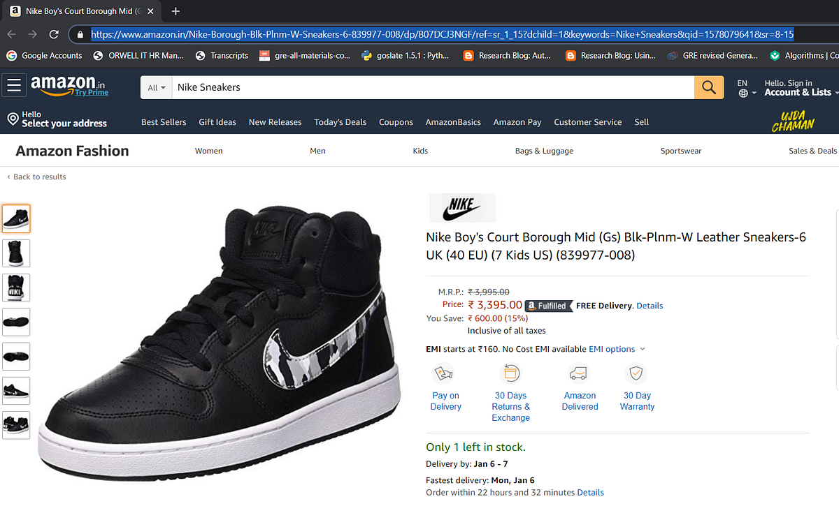 Python script to track Amazon Prices!! | Daily Python #1 | by Ajinkya ...