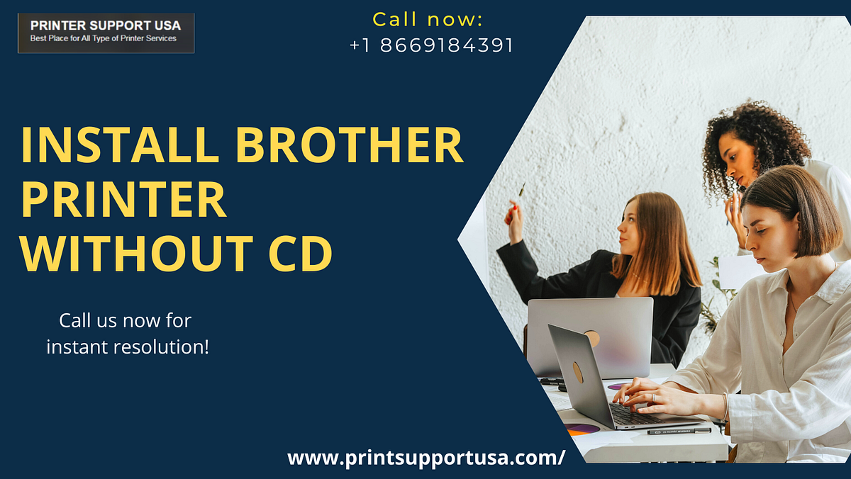 How to Install Brother Wireless Printer Without CD? by printer