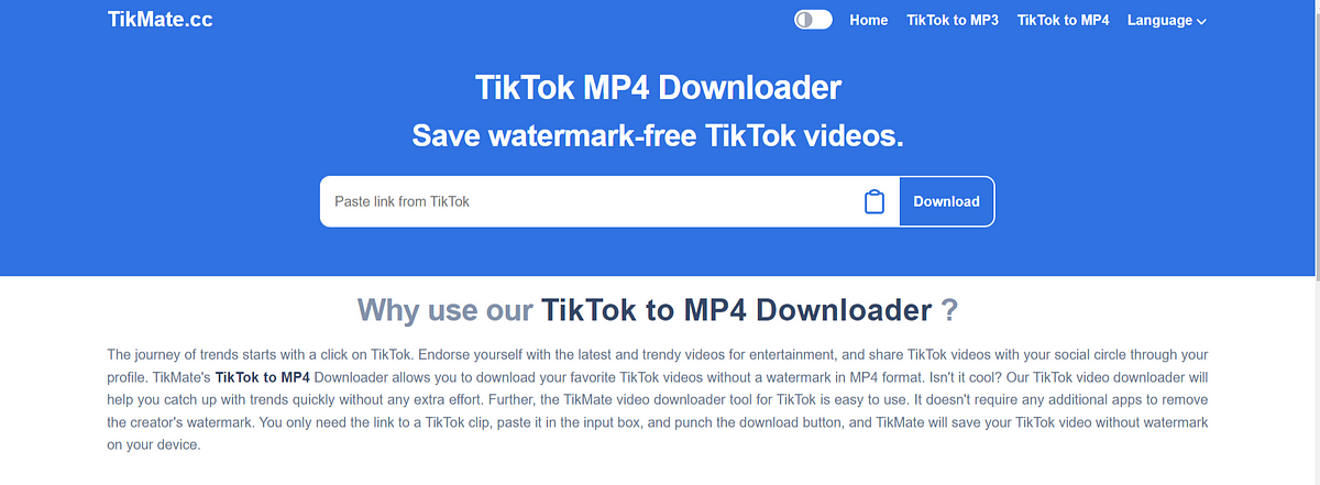 How to Convert TikTok Video to MP4 | by Alisshaw | Feb, 2024 | Medium