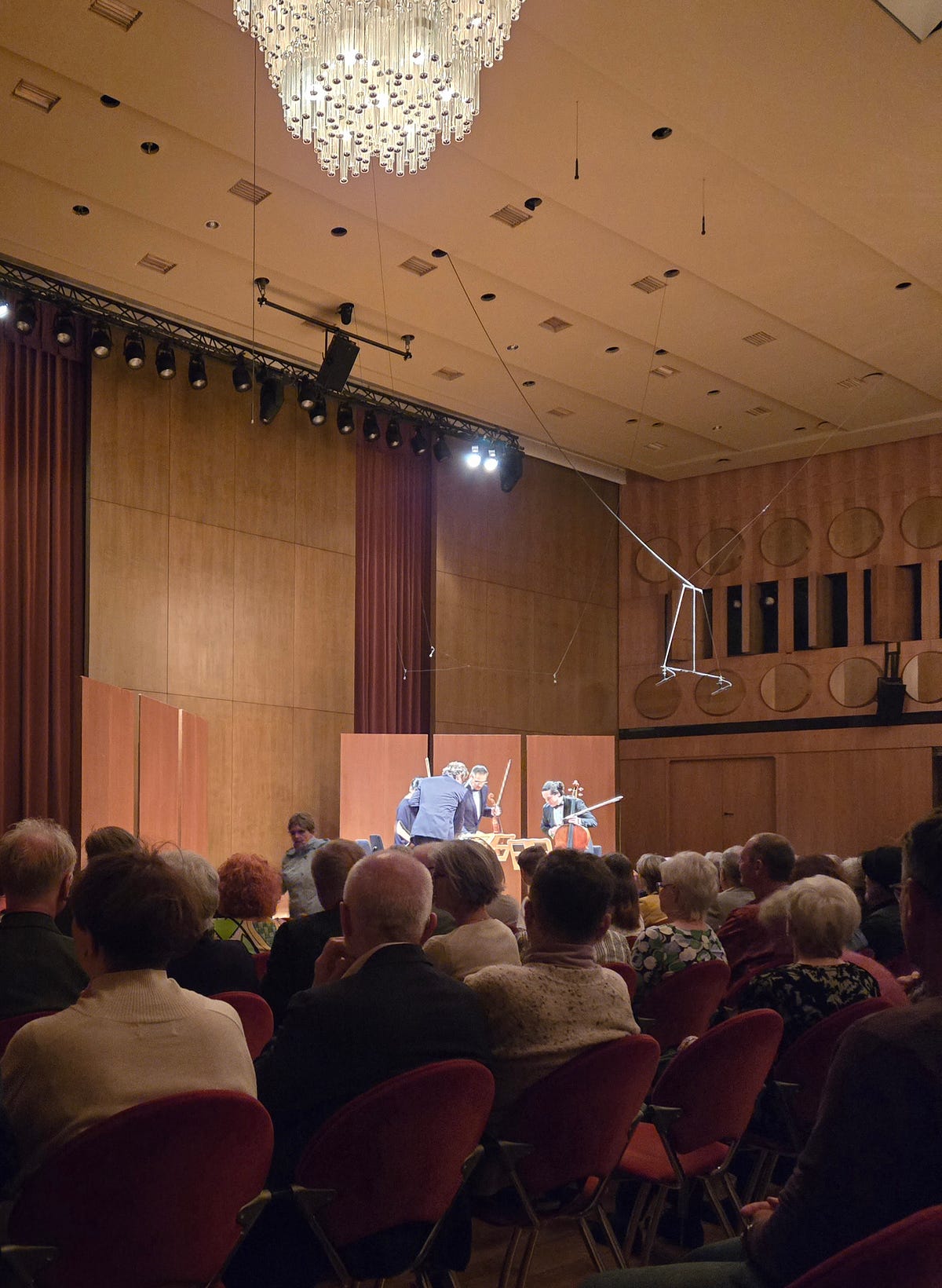 Our First Evening in Leipzig. The Gewandhaus Quartet