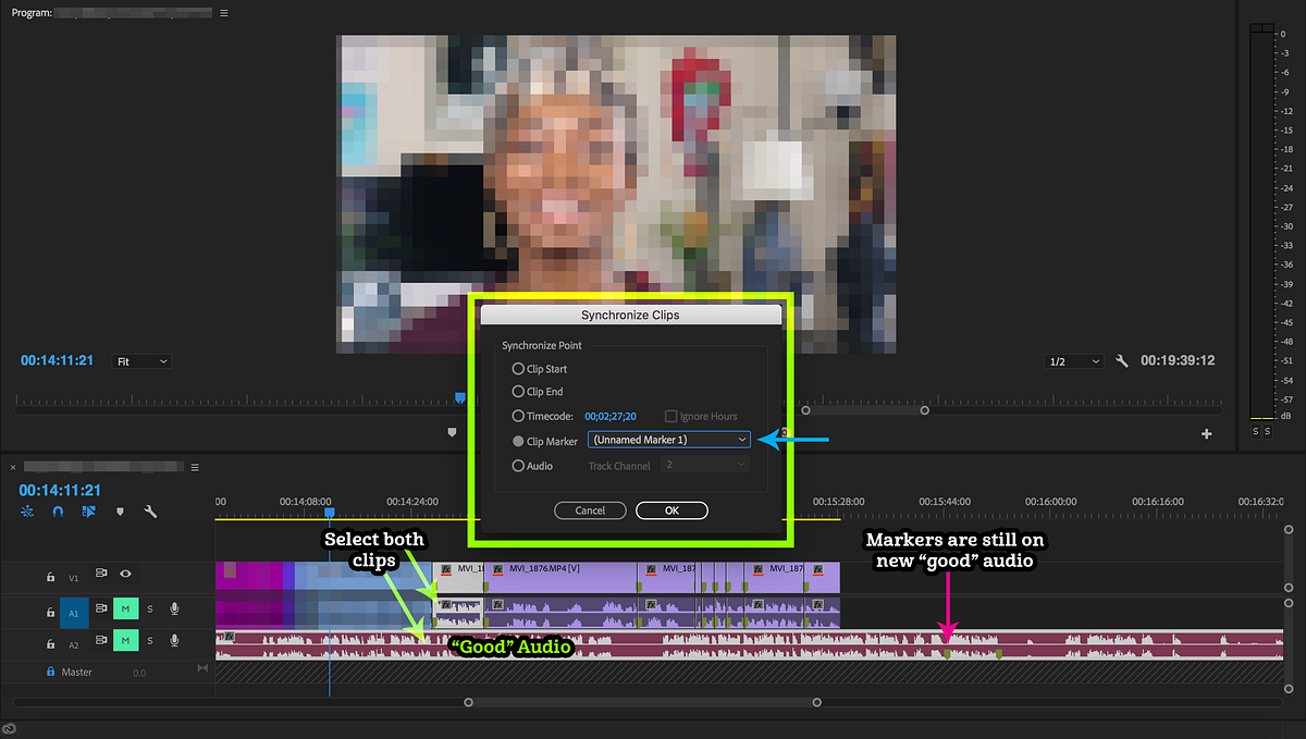 How To Replace PreCut Audio Clips in Adobe Premiere Pro CC 2018 by