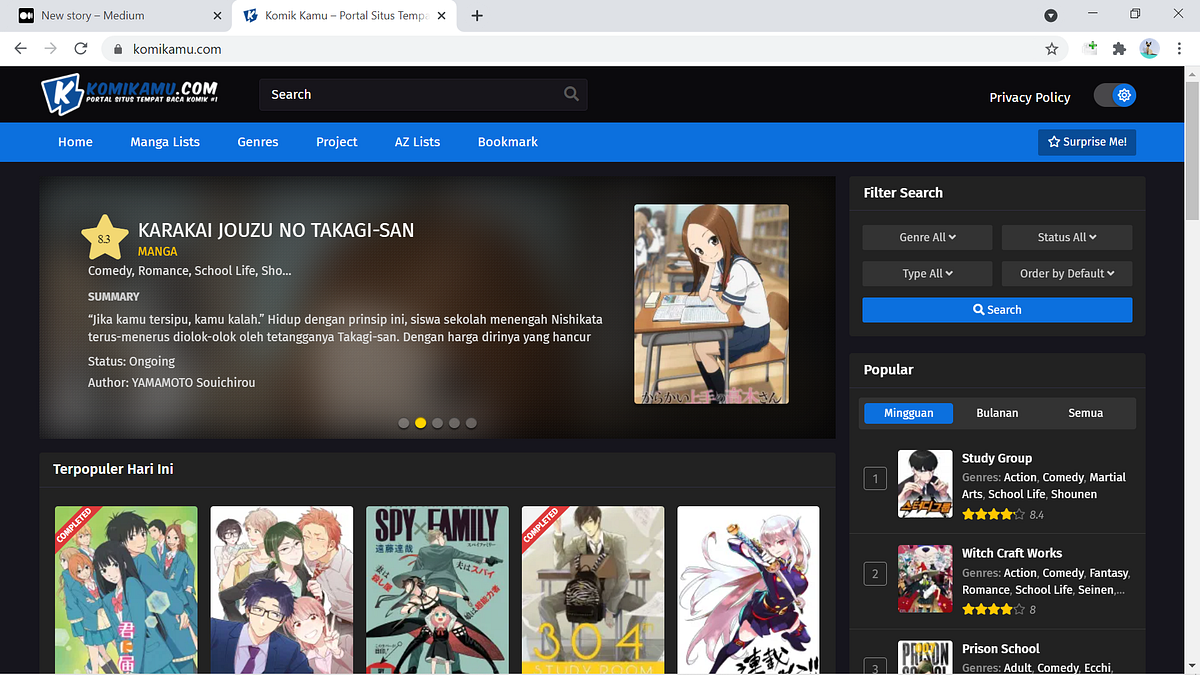 Update Tempat Premium Tanpa Iklan Yang Mengganggu Gratis Baca Manga