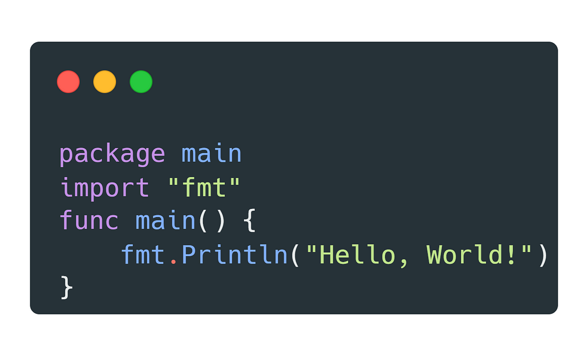 Go for Python Programmers #2 — Hello, World! | by Juliano Fischer Naves ...