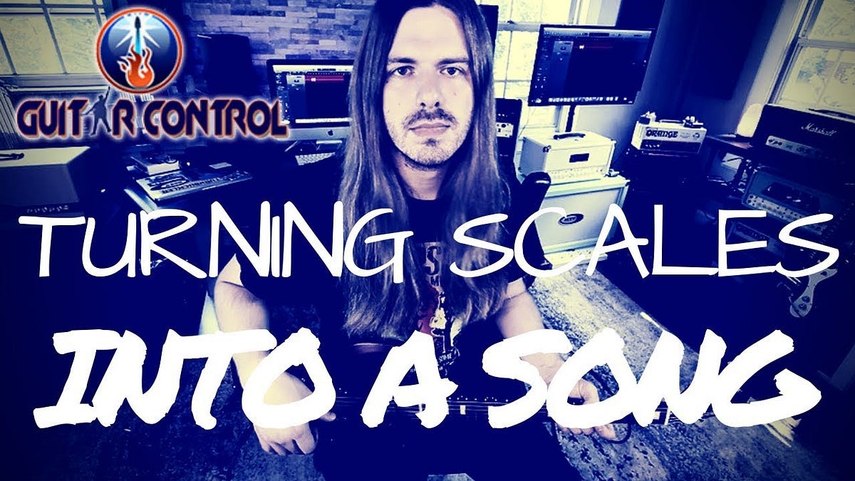 Electric Guitar Lesson on How to Turn Scales Into a Song by Guitar