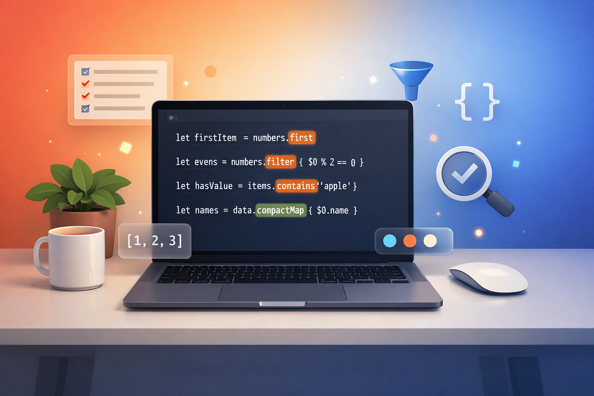 Swift collection methods replacing loops for cleaner and faster iOS ...