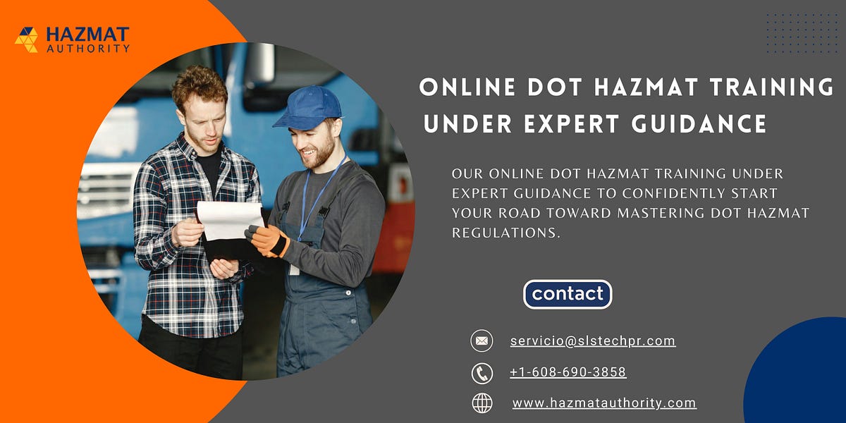 Online DOT Hazmat Training Under Expert Guidance Hazmat Authority