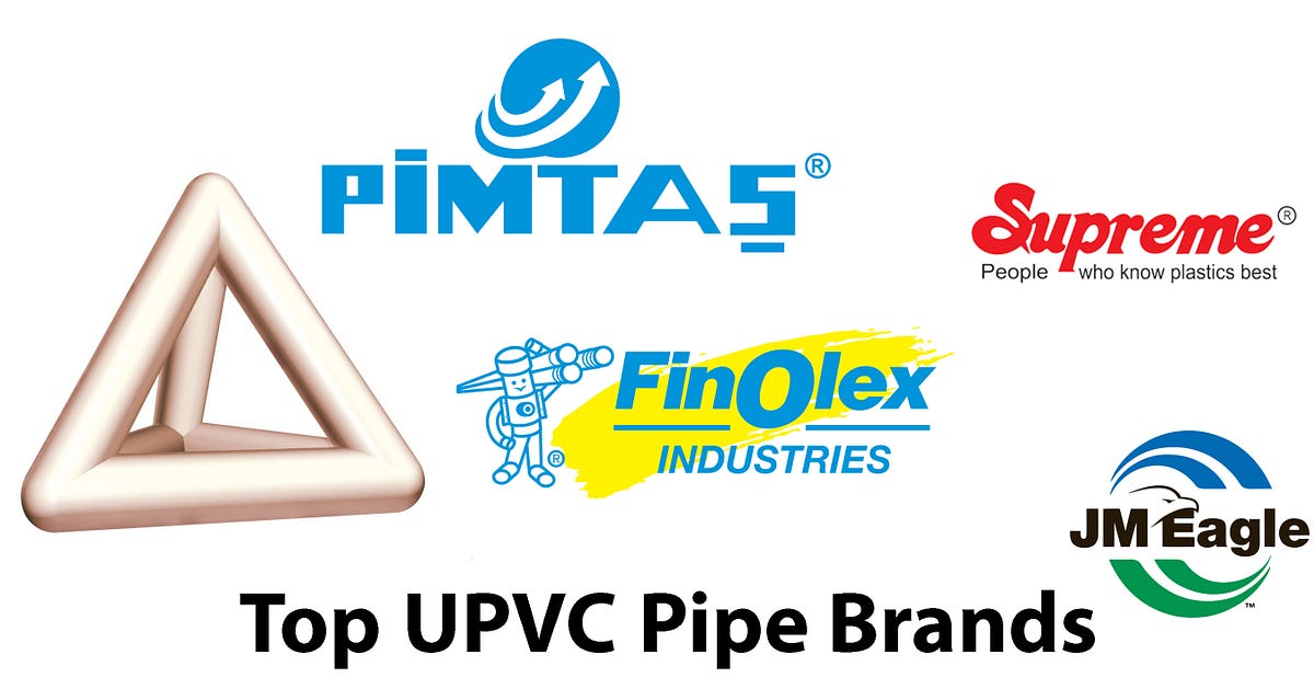 Top UPVC Pipe Brands. When it comes to plumbing and piping… by Rojan