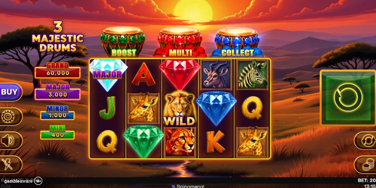 Spinomenal Expands Wildlife Series with 3 Majestic Drums