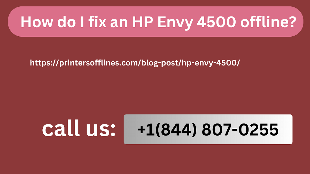 How do I connect to an HP Envy 4500? by Medium