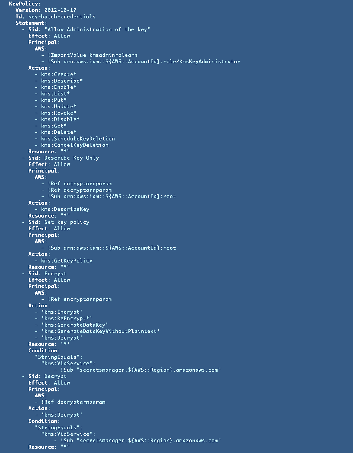Protecting KMS keys, S3 buckets and other resources from unintended