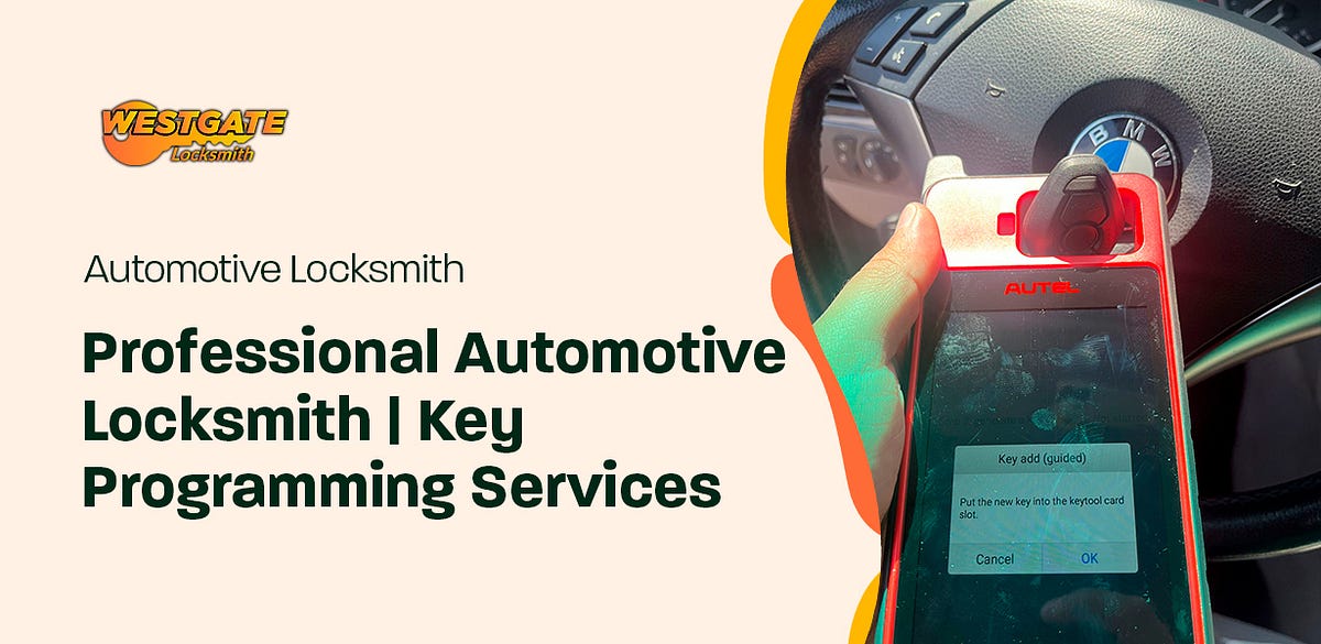 Professional Automotive Locksmith / Key Programming Services Westgate