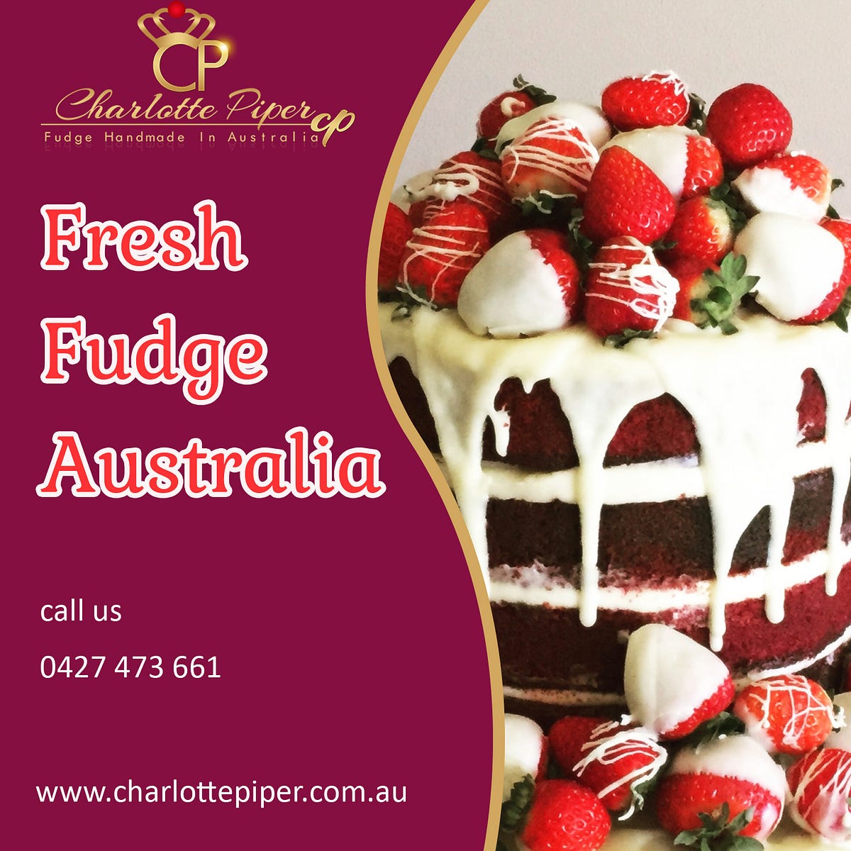 Choose a best fudge shop near to Australia by charlotte piper Medium