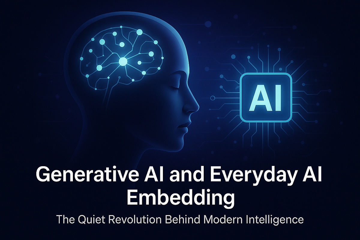 Generative AI and Everyday AI Embedding: The Quiet Revolution Behind Modern Intelligence