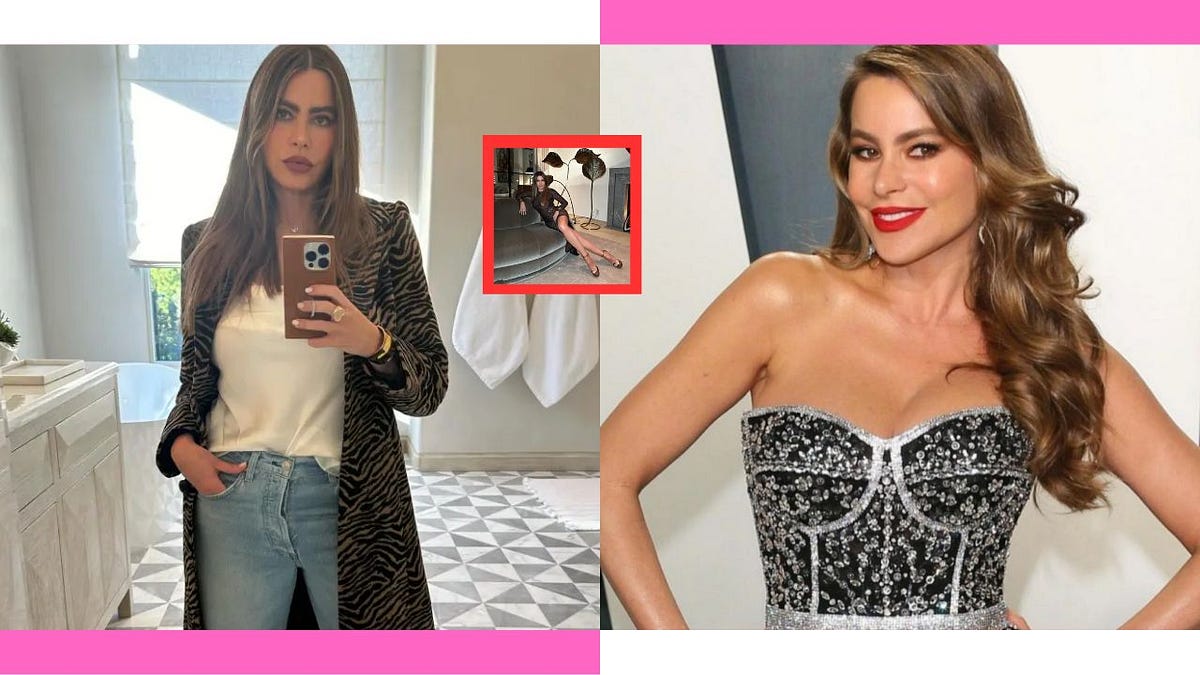 Sofia Vergara ‘Curves’ in ‘Skintight Sequin’ Dress for Christmas Party