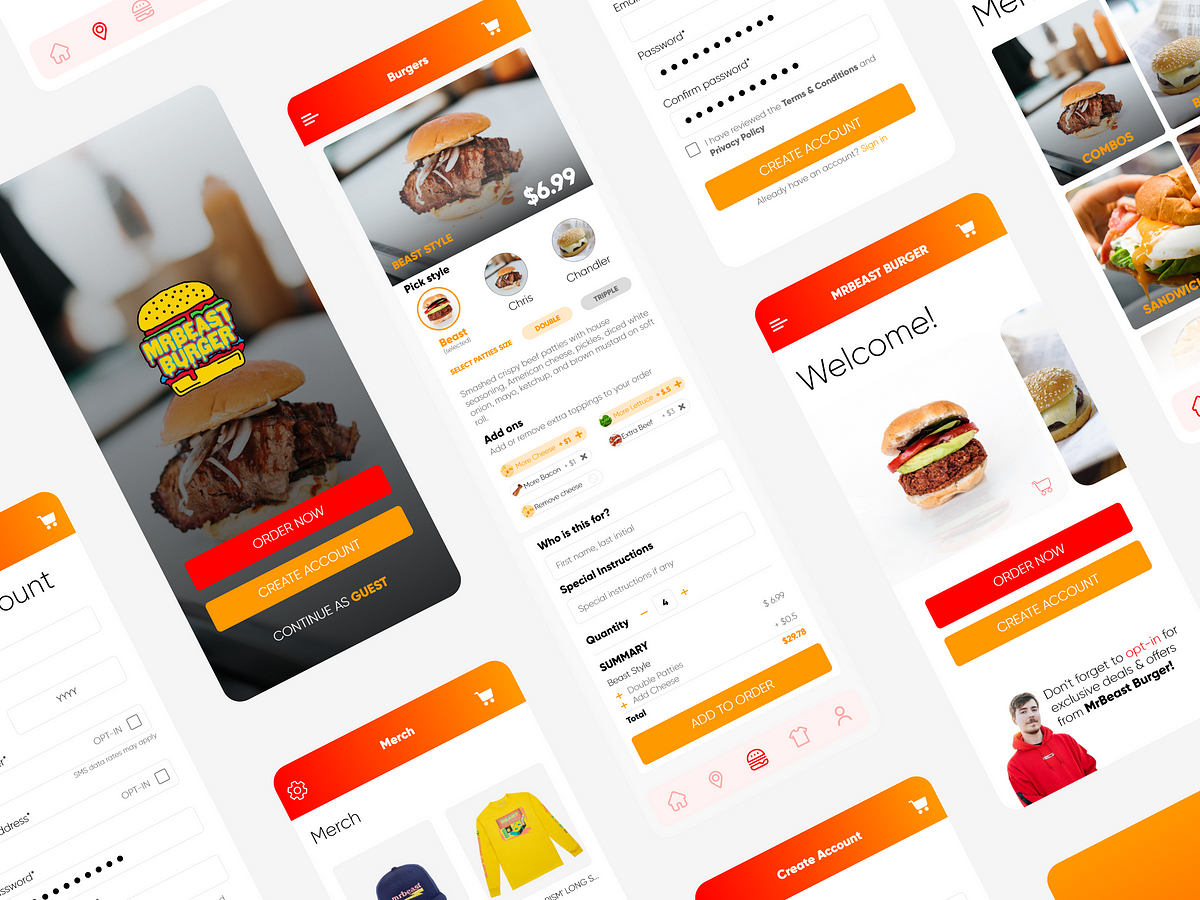 Mr. Beast Burger Branding — Enlisted Design