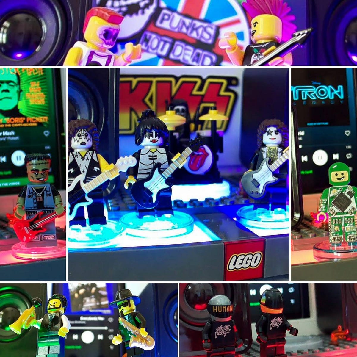 My LEGO Minifigures Play Music. Instead of selecting a record, a