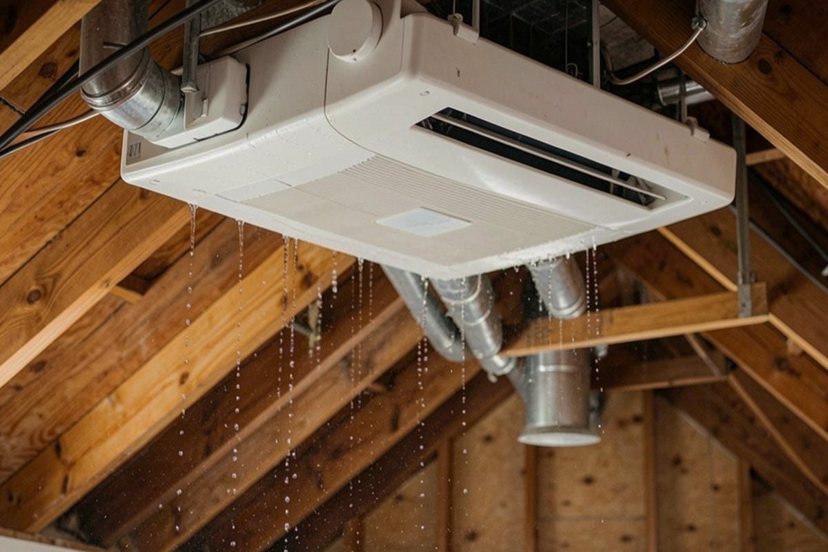 What to Do if Your AC Unit Starts Leaking Water into Your Attic
