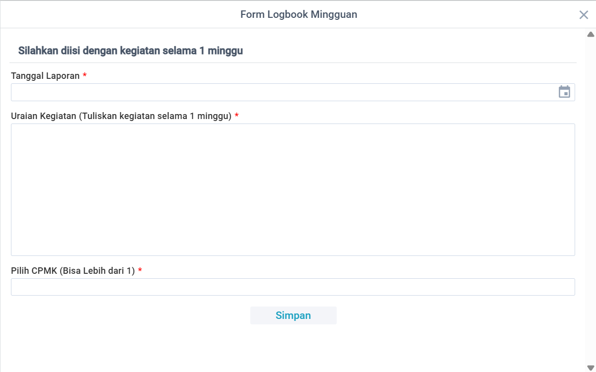 Optimasi Arsitektur UI & Alur Kerja Form Upload Logbook Pada Website KKN