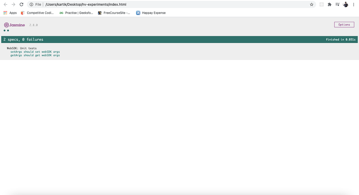 Unit testing with karma & jasmine — CI integration setup included. by