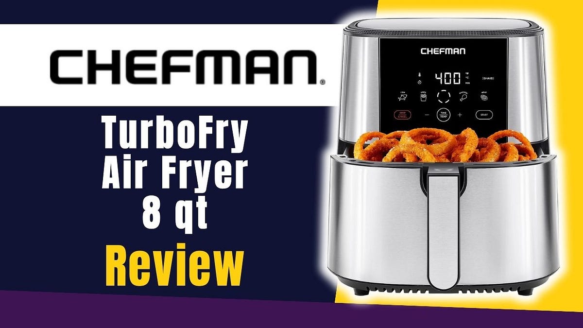 Chefman TurboFry Air Fryer 8 Quart Review Medium