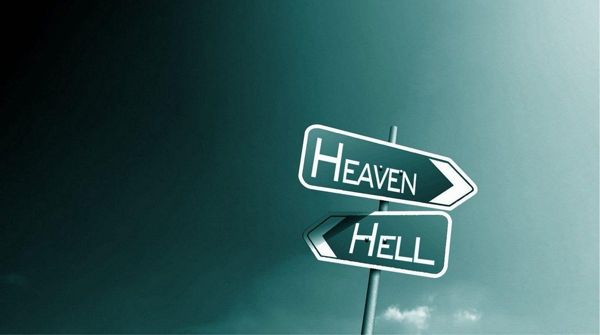 Heaven and Hell. From eternal sleep to endless knowledge | by Beltrán