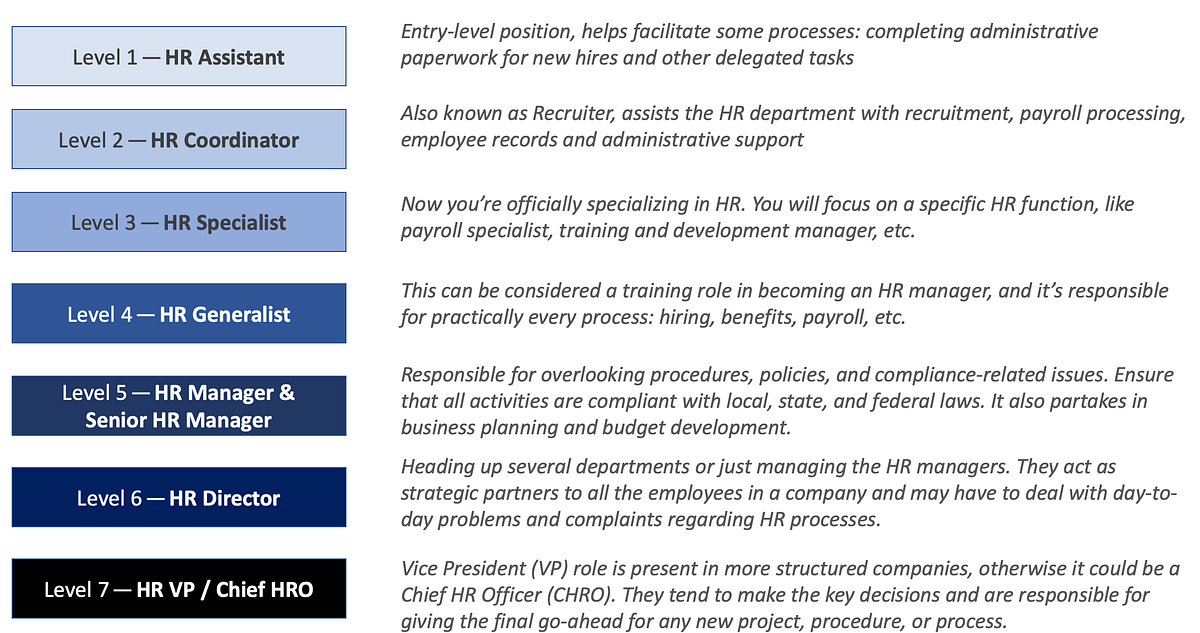 Human Resources (HR) Levels and Salaries Explained by Luca Pelosi