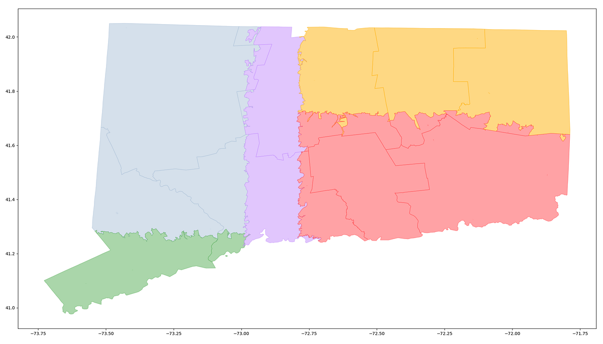 A New Redistricting Algorithm: Redistricting Connecticut | by Chris ...