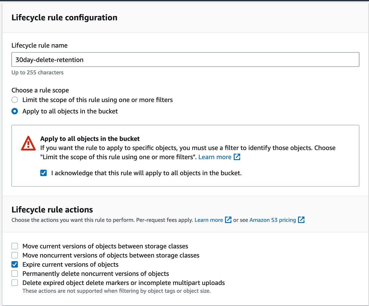 Implementing a Lifecycle Management Strategy for AWS S3 by Dulanjana
