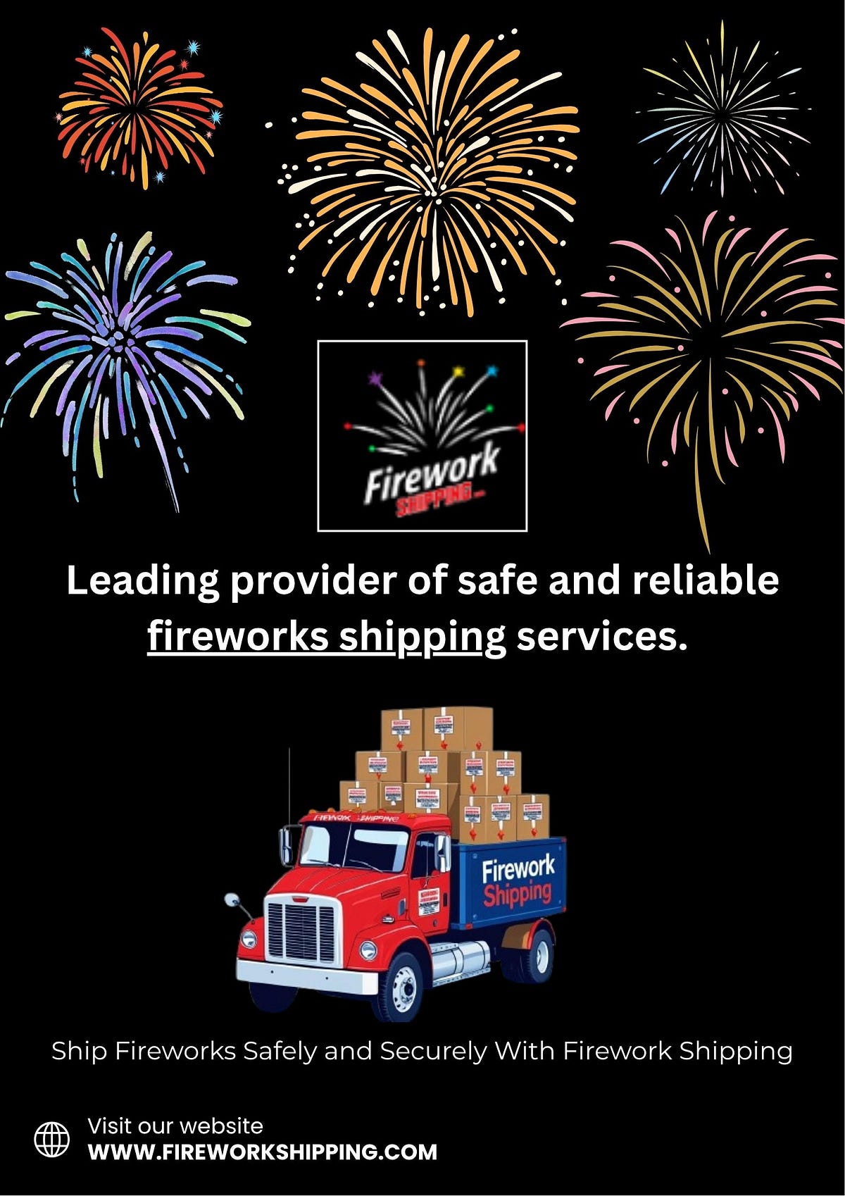 Black Venom Firework 5 Canister Shells 24 Effects | Firework Shipping ...