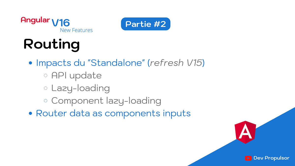 Angular V162RoutingRouter data as components inputs Modeste