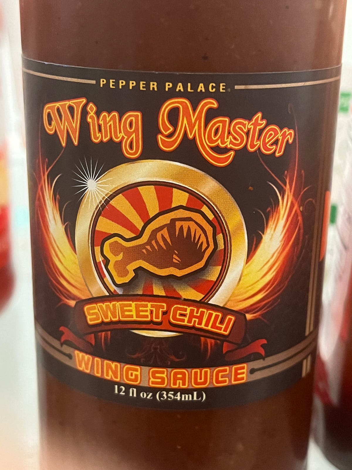 Copywriting practice Pepper Palace Sweet Chili Wing Sauce