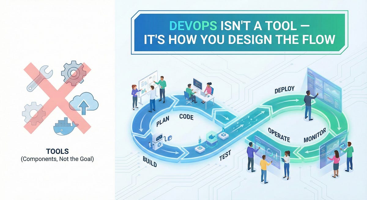 DevOps Isn’t a Tool — It’s How You Design the Flow | by louis | DevOps ...