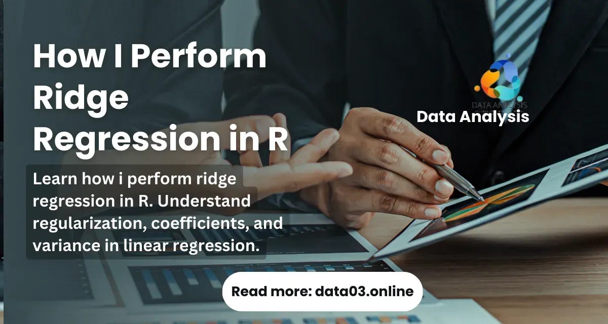 The One Check Everyone Skips Before Running Ridge Regression in R