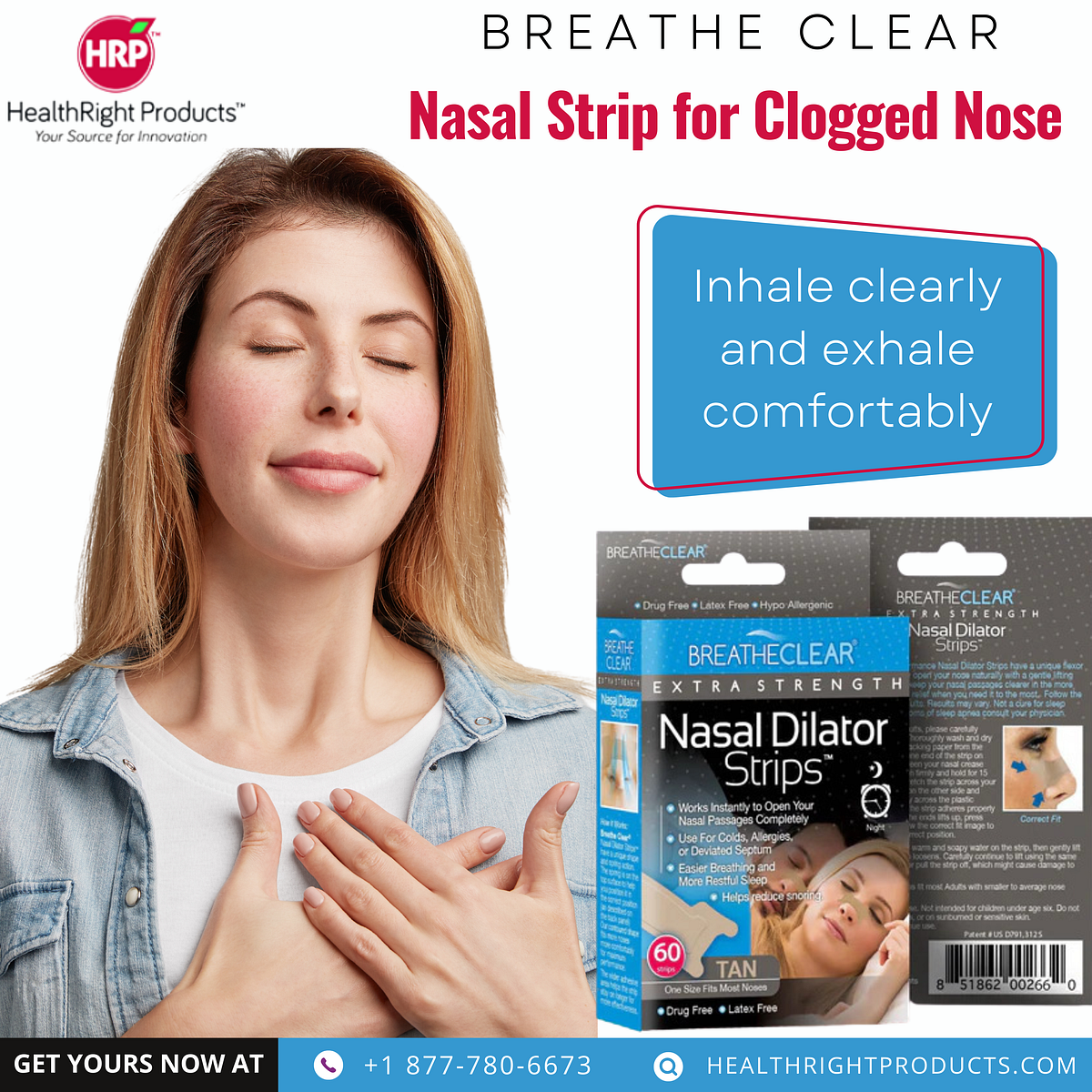 Nasal Strip for Clogged Nose Healthright Products