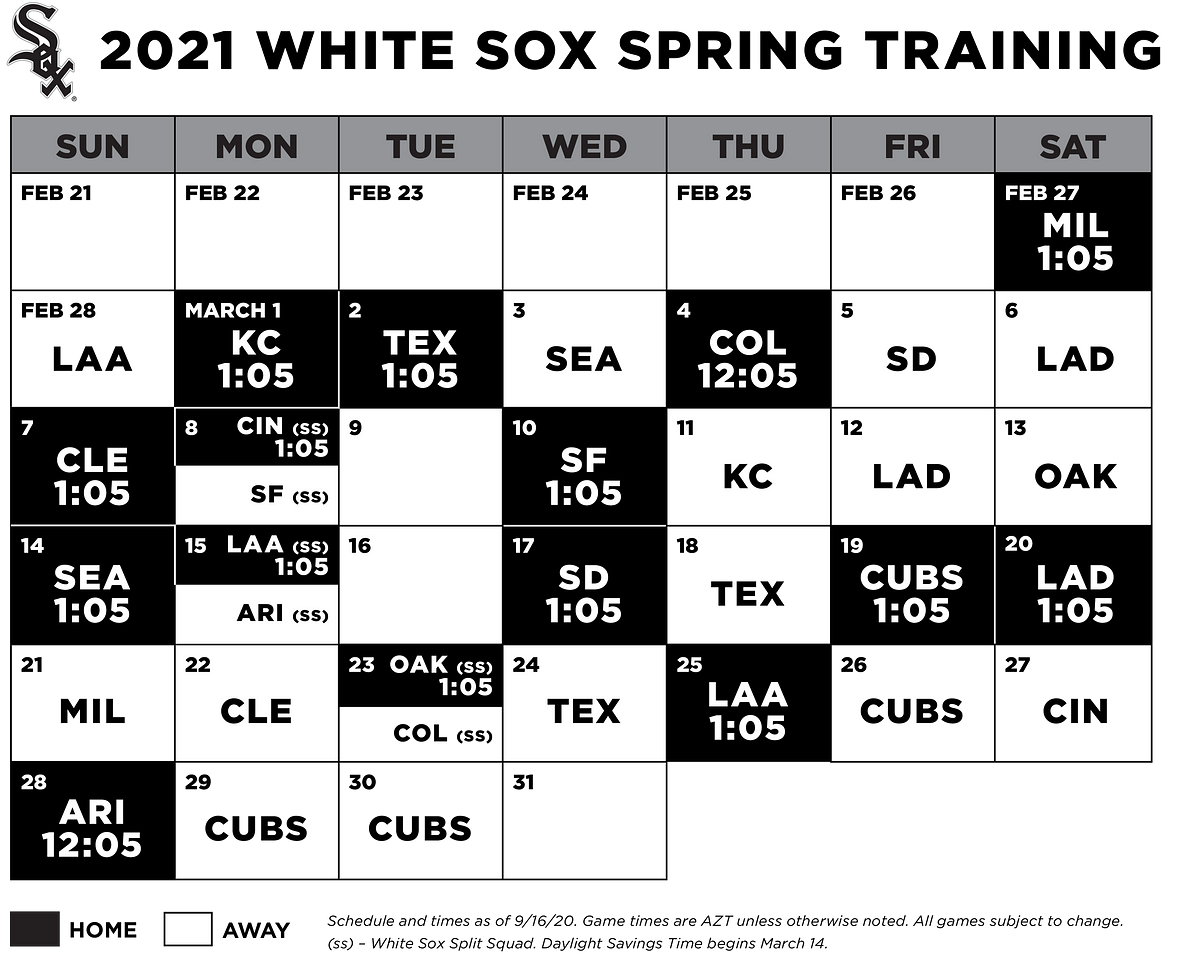 White Sox have a new look for Spring Training - South Side Sox