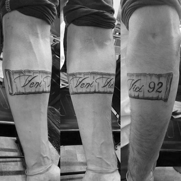 Veni Vidi Vici= I Came, I Saw, I Conquered! #Tattoo #tattoosession #ta