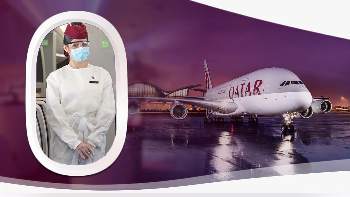 Qatar Airways Mandates Wearing Face Masks and Shields as it Expands