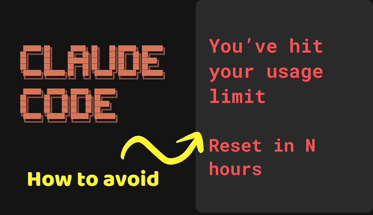 How to prevent "You've hit your limit" when working with Claude Code