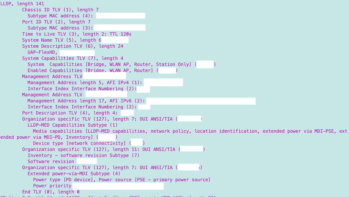 LLDP on Ubiquiti UDM Pro Causing Network Glitches? by Teri Radichel